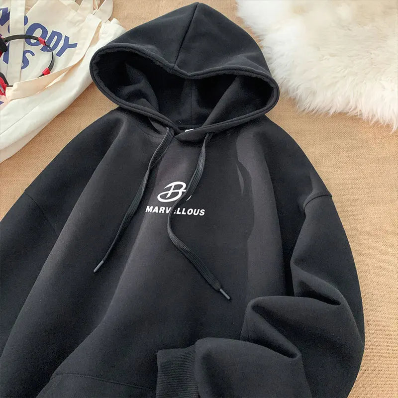 Korean Classic Loose Hooded